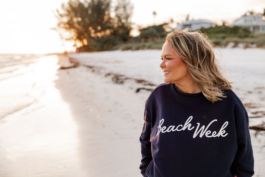 The Flagship BeachWeek Sweatshirt: A Luxurious Embrace for Mental Health Advocacy